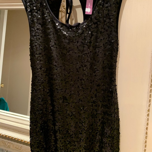 Gorgeous sequin midi black dress .Brand new .size : Large - Picture 6 of 12